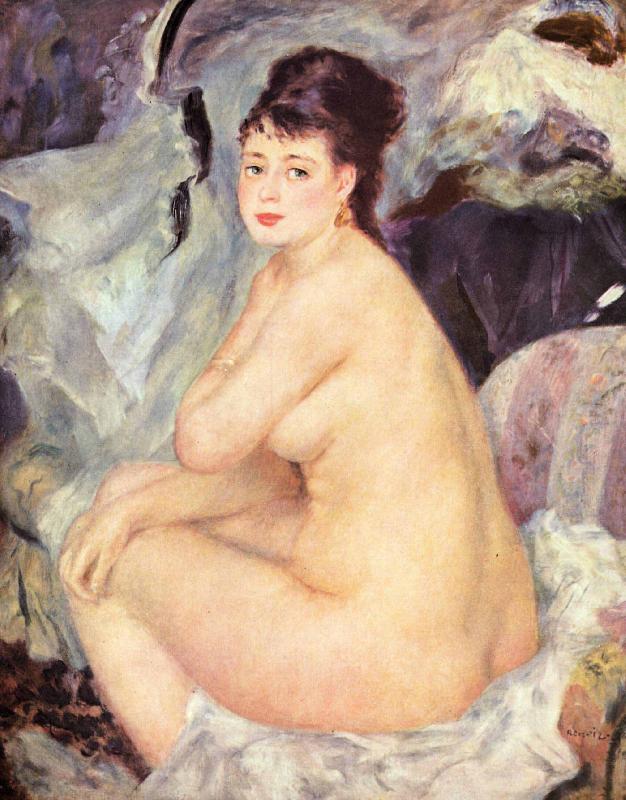 Pierre-Auguste Renoir Weiblicher Akt Norge oil painting art